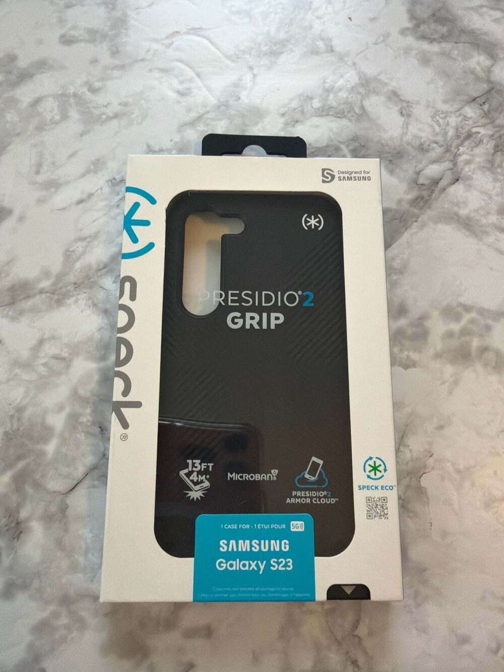 Speck Presidio 2 Grip Case for Samsung Galaxy S23 - Black